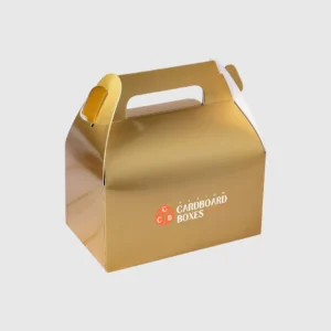 Custom Gold Foiled Gable Boxes