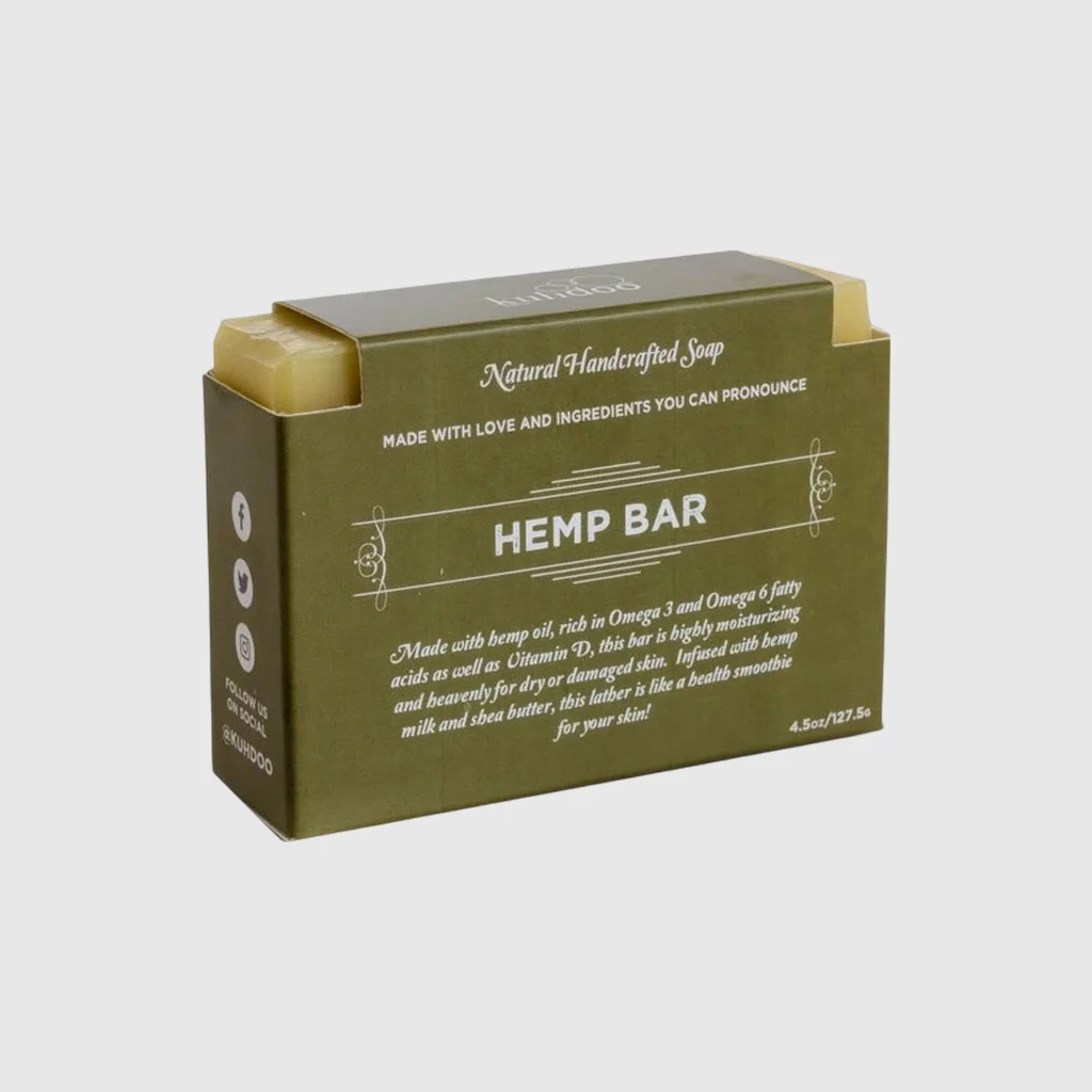 Organic Hemp Soap Packaging