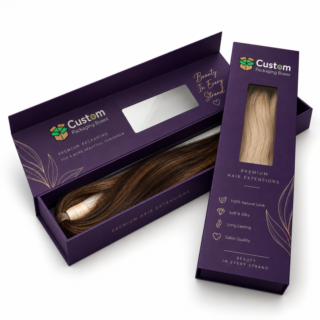 Custom Hair Extension Boxes