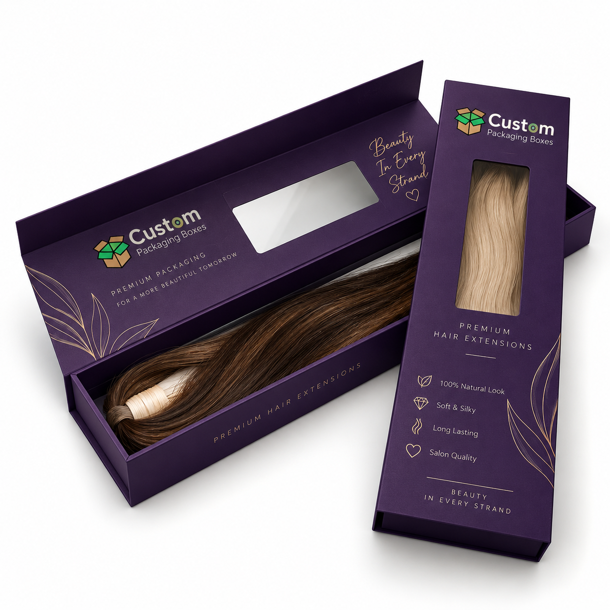 Custom Hair Extension Boxes