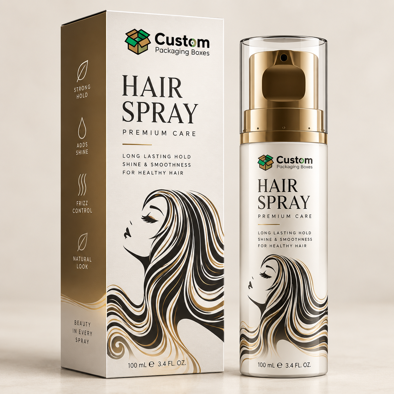 Custom Hair Spray Boxes