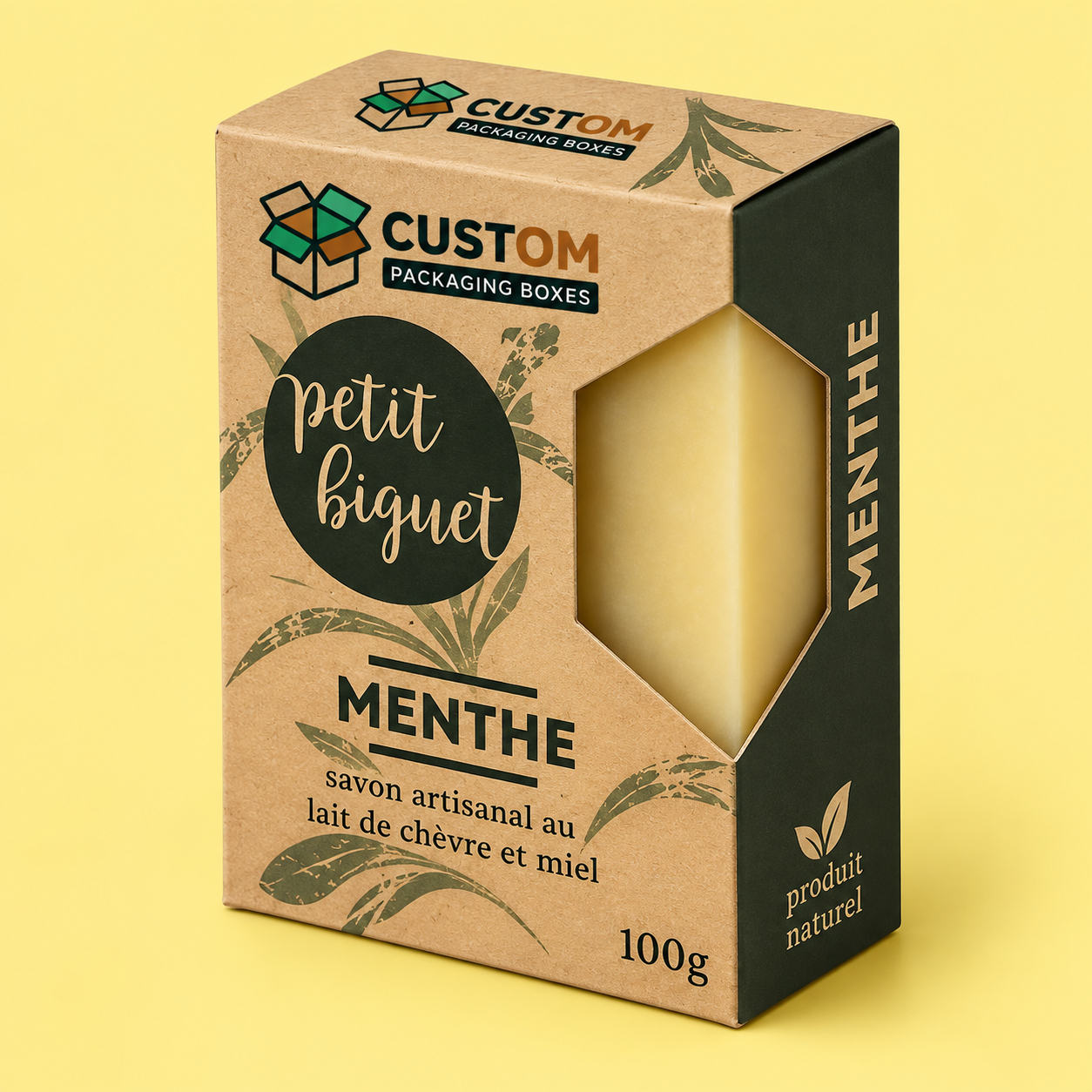 Custom Kraft Soap Boxes