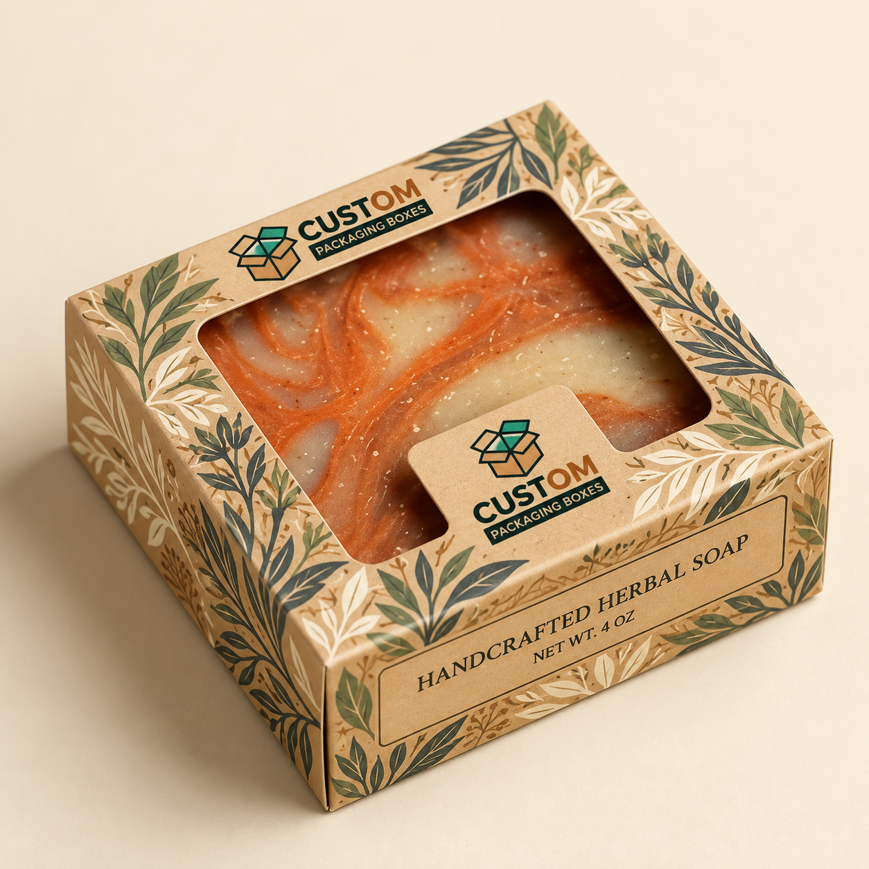 Custom Soap Boxes with Window