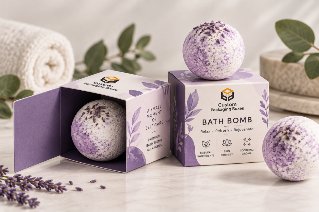 Custom Bath Bomb Display Boxes