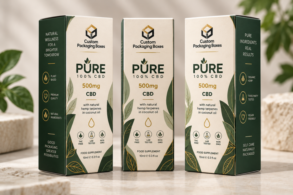 Custom CBD Oil Boxes