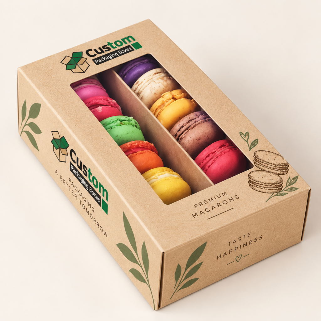 Custom Kraft Macaron Boxes
